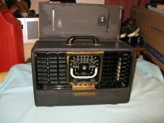 Vintage 1940s Tube Zenith Trans Oceanic Short Wave Radio 8g005ytz1