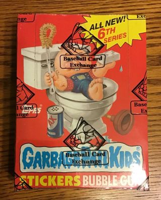 Garbage Pail Kids 6th Series Wax Box - Bbce Certified