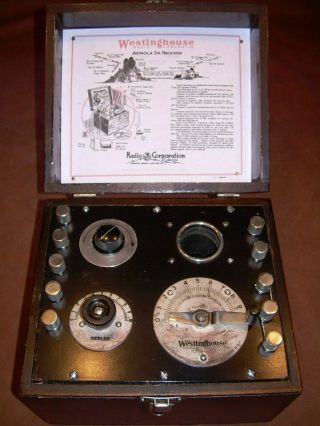 Westinghouse Aeriola Sr.  Radio Receiver 1922 Type Rf 319564
