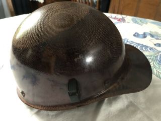 Vintage MSA Skullgard Safety Helmet Hard Hat Brown 4