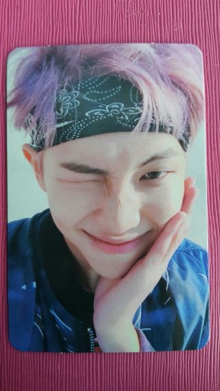 Bts Rm Rap Monster Official Photocard 2nd Repackage Album You Never Walk Alone