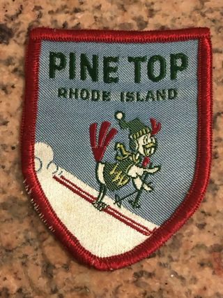 Pine Top Rhode Island Vintage Ski Area Patch