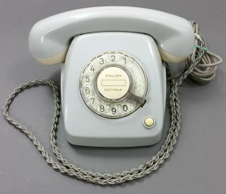 Vintage Rotary Dial Telephone German Phone 80 