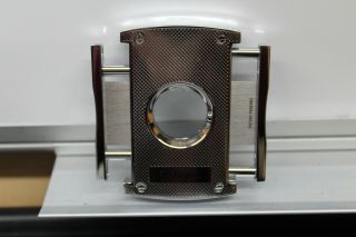 S.  T.  Dupont MaxiJet Cigar Cutter,  Chrome Grid,  Item,  Functioning Well 4