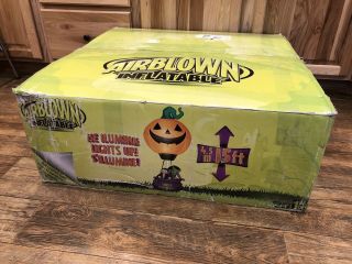 Gemmy Airblown Inflatable 15’ Halloween Hot Air Balloon Pumpkin 9