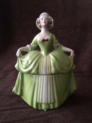 Madame Pompadour Porcelain Dresser Doll - E & R - Germany