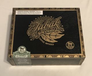 Tabak Especial By Drew Estate Coffee Infused Robusto Negra Wooden Cigar Box