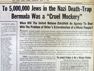 1943 Ww Ii Ny Times Newspaper Judaica W Ad - Save European Jews Fromthe Holocaust
