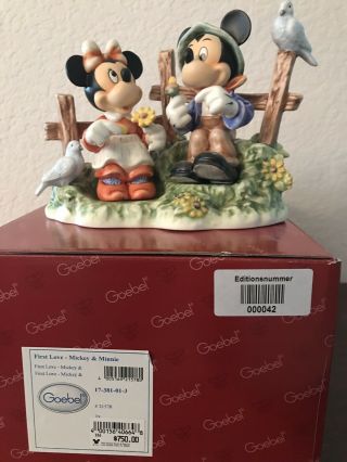 Disney Goebel.  Mickey And Minnie “first Love”