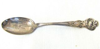 Dixon,  Il.  - Court House - - Sterling Silver Spoon - - Travel Souvenir