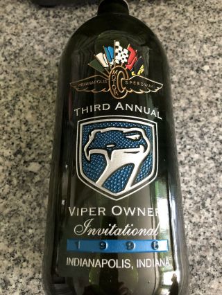 Third Annual Vipers Owners Invitational Wine Bottle From Indianapolis Indiana