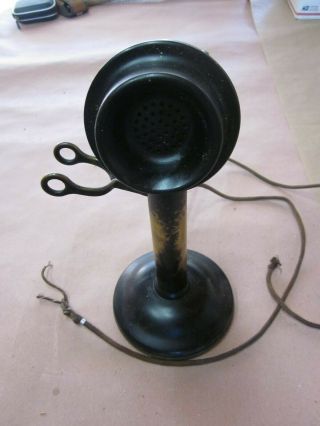 Antique Vintage American Bell Telephone Co Candlestick Phone Parts