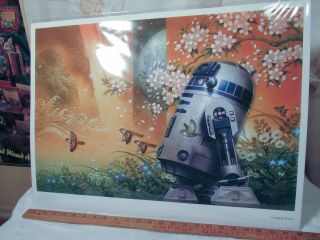 Star Wars R2 - D2 Acme Archive Paper Giclee 9/150 " Labyrinth " Tsuneo Sanda