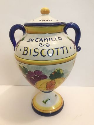 Di Camillo Biscotti Jar Made In Italy