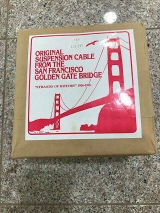 Golden Gate Bridge Suspender Cable with wrappings and insert 5