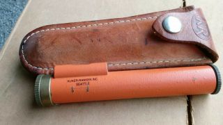 Vintage Kuker - Ranken Hand Held Surveyor’s Tool Sight Level W/leather Case