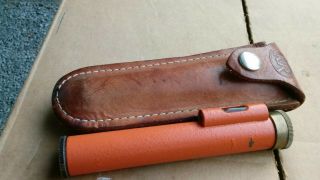 Vintage Kuker - Ranken Hand Held Surveyor’s Tool Sight Level w/Leather Case 2