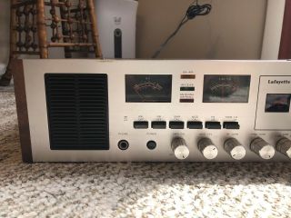 Vintage lafayette Telsat SSB - 140 Ham Cb Radio With Handset 2