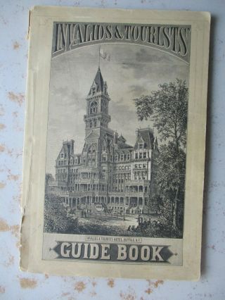 Vintage Invalids & Tourists Guide Book - Buffalo York,  Illustrated,  1878