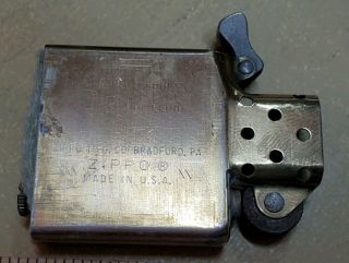 1932 Zippo 1985 Solid Brass Windproof lighter 7