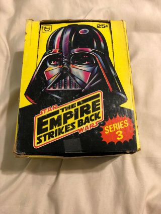 1980 Topps Empire Strikes Back Series 3 36 Wax Packs Han Solo Luke