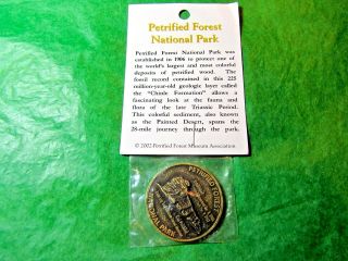 Petrified Forest National Park Arizona Travel Souvenir Coin Medallion (158)