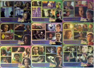 Women Of Star Trek Voyager Holofex 2001 Rittenhouse Complete Base Card Set Of 70