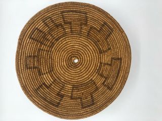 Large Antique Vintage Native American Indian Wedding Basket 12” C 1800’s