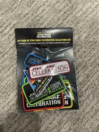 Star Wars Celebration Chicago 2019 Exclusive 20th Anniversary Patch Set