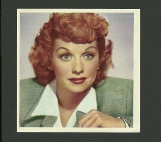 Lucille Ball I Love Lucy Rare Spanish Pop Music Radio & Tv Card