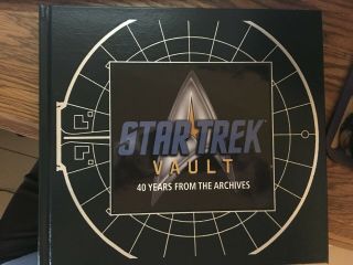 Star Trek Vault Book By Scott Tipton,  Signed By Cast Members Listed Below