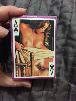 Vintage Showgirl Adult Playing Cards Made In Hong Kong