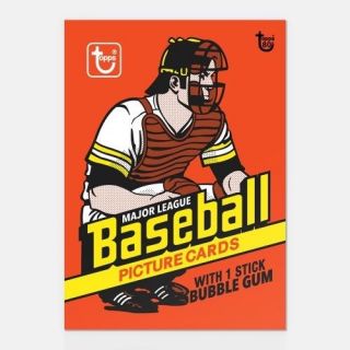 2018 Topps 80th Anniversary Wrapper Art Card 110 - 1978 Baseball