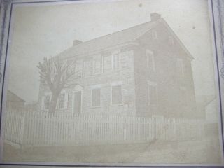 Very Rare Lenhartsville Pa.  Berks Co.  James W.  Lenhart Homestead Photo