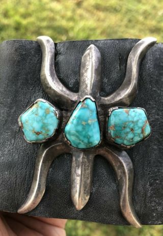 Early 20th Century Navajo Ketoh - Turquoise Cabochons 10