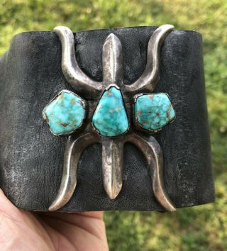 Early 20th Century Navajo Ketoh - Turquoise Cabochons