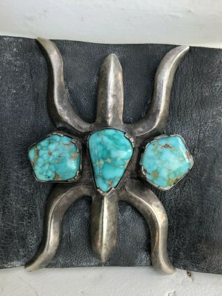 Early 20th Century Navajo Ketoh - Turquoise Cabochons 8