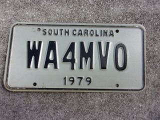 South Carolina 1979 License Plate Wa4mvo