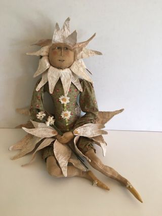 Rare Joe Spencer Gathered Traditions Garden Fairy Sprite Doll Daisy Gallerie Ii