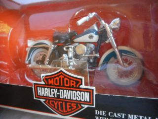 1:18 Scale Harley - Davidson Die Cast 1958 Flh Duo - Glide Maisto Lundby Dollhouse