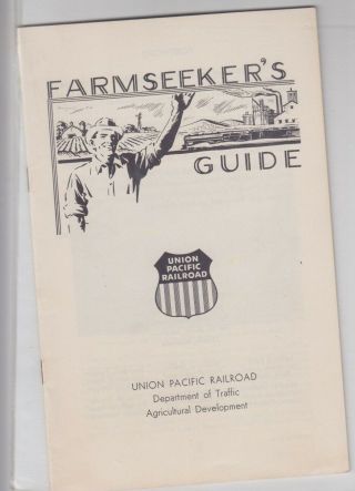1952 Union Pacific Railroad Farm Seeker 