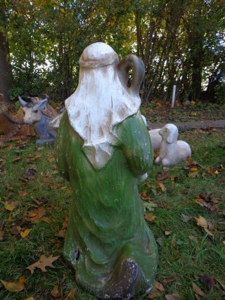 Alfco,  NY Latex Mold Kneeling Shepard Christmas Outdoor Yard Nativity 26 