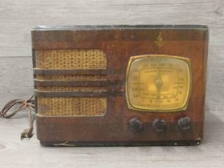 Vintage Emerson Radio And Phonograph Corporation Tube Radio Or Reapair