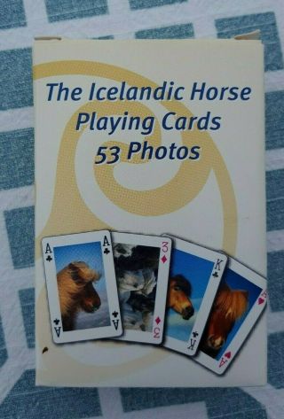 The Icelandic Horses Deck Of Playing Cards