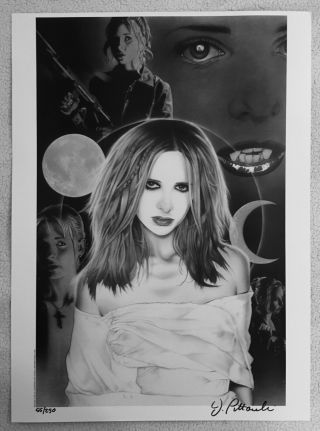 Buffy The Vampire Slayer Art Print: Jeff Pittarelli (joss Whedon,  Firefly,  Angel)