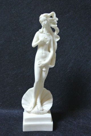 Resin Birth Of Venus Botticelli 6.  5 " Statue Figurine Aphrodite