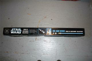 Master Replicas Star Wars Obi - Wan Kenobi Force Fx Lightsaber Collectible,  W/box