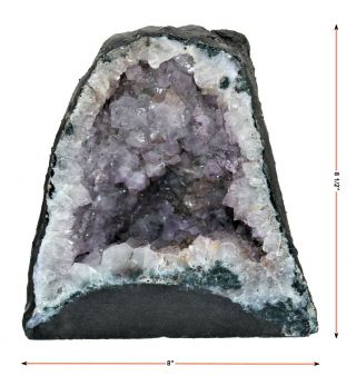 Amethyst Geode 10.  82 Lbs 8 1/2 " Tall (r.  977)