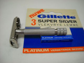 Vintage Gillette Rocket De Safety Razor Made In England