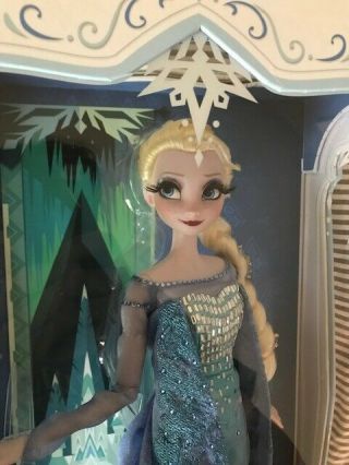 Disney Store Snow Queen Elsa Limited Edition 17 Inch Doll From Frozen 3